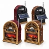 Solar Şarjlı Retro Bluetooth Radyo Hoparlör - AM/FM/SW, USB/Type-C