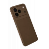 Tecno Spark 50 4G Auto Focus Karbon Kapak - Kahverengi