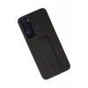 Tecno Pova Neo Kılıf Mega Standlı Silikon - Siyah