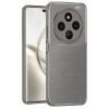 Tecno Spark 30 Uyumlu Kılıf Auto Focus Karbon Kapak - Gri