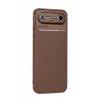 Tecno Spark Slim 5G Auto Focus Karbon Kapak - Kahverengi