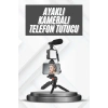 Telefon Tutucu Mikrofonlu Işıklı Youtuber Video Kayıt