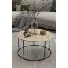 Terra Yuvarlak Orta Sehpa Bej 70 cm