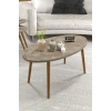 Torna Ayak Elips Orta Sehpa Çok Renkli