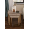Torna Ayak Zigon Sehpa Çok Renkli 3lü