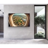 Uçak Penceresi Manzara Kanvas Tablo 100x160cm