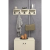 Üst Raflı Duvar Askılığı Bej 80 cm