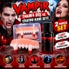 Vampir Takma Diş ve Tiyatro Kanı Seti – 2 Parça