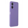Vivo Y16 Uyumlu Kılıf First Silikon - Lila