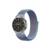 Watch 22mm Hasırlı Cırtcırtlı Kordon - Mavi