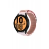 Watch 22mm Uyumlu KR410 Kumaş Kordon - Pembe