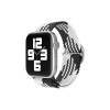 Watch 22mm Uyumlu Star Kordon - Siyah-Beyaz