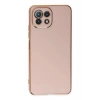 Xiaomi Mİ 11 Lite Uyumlu Kılıf Volet Silikon - Pembe
