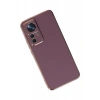 Xiaomi Mi 12T Pro Uyumlu Kılıf Volet Silikon - Mor