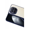 Xiaomi Mi 15 Uyumlu Lensli Silikon - Lacivert