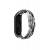 Xiaomi Mi Band 4 Uyumlu Star Kordon - Gri-Siyah
