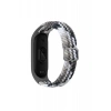 Xiaomi Mi Band 6 Uyumlu Star Kordon - Gri-Siyah