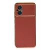 Xiaomi Poco M5 Uyumlu Kılıf Volet Silikon - Kırmızı