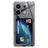 Xiaomi Poco X6 Uyumlu Kılıf Kart Şeffaf Silikon - Şeffaf