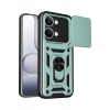 Xiaomi Poco X8 Pro Max Uyumlu Pars Lens Yüzüklü Silikon - Yeşil
