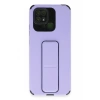 Xiaomi Redmi 10C Uyumlu Kılıf Mega Standlı Silikon - Lila