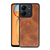Xiaomi Redmi 13C Uyumlu Kılıf Aras Deri Kapak - Taba