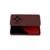 Xiaomi Redmi 14C Uyumlu Kılıf First Silikon - Bordo