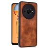 Xiaomi Redmi A3 4G Uyumlu Kılıf Aras Deri Kapak - Taba
