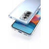 Xiaomi Redmi Note 10 5G Uyumlu Kılıf Lüx Şeffaf Silikon