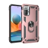 Xiaomi Redmi Note 10 Pro Uyumlu Kılıf Sofya Yüzüklü Silikon Kapak - Rose