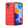 Xiaomi Redmi Note 11 Uyumlu Kılıf Optimum Silikon - Kırmızı