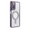 Xiaomi Redmi Note 12 Pro 4G Uyumlu Joke Simli Magneticsafe Kılıf - Derin Mor
