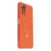 Xiaomi Redmi Note 12 Pro 4G Uyumlu Regal Magsafe Standlı Kapak - Turuncu