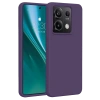 Xiaomi Redmi Note 13 Pro 4G Kılıf First Silikon - Mor