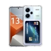 Xiaomi Redmi Note 13 Pro Plus Uyumlu Kılıf Kart Şeffaf Silikon - Şeffaf