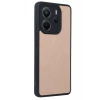Xiaomi Redmi Note 14 4G Uyumlu Kılıf Aras Deri Kapak - Pudra