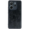Xiaomi Redmi Note 14 4G Uyumlu Kılıf Aras Deri Kapak - Siyah