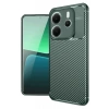 Xiaomi Redmi Note 14 4G Uyumlu Kılıf Auto Focus Karbon Kapak - Koyu Yeşil