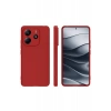 Xiaomi Redmi Note 14 4G Uyumlu Kılıf First Silikon - Kırmızı