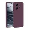 Xiaomi Redmi Note 14 4G Uyumlu Kılıf First Silikon - Mürdüm