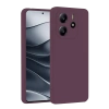 Xiaomi Redmi Note 14 4G Uyumlu Kılıf First Silikon - Mürdüm