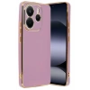 Xiaomi Redmi Note 14 4G Uyumlu Kılıf Volet Silikon - Mor