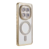Xiaomi Redmi Note 14 Pro 5G Joke Simli Magneticsafe Kılıf - Gold