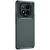 Xiaomi Redmi Note 14 Pro Plus Kılıf Auto Focus Karbon Kapak - Koyu Yeşil