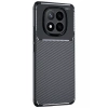 Xiaomi Redmi Note 14 Pro Plus Uyumlu Kılıf Auto Focus Karbon Kapak - Siyah
