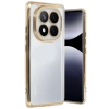 Xiaomi Redmi Note 14 Pro Plus Uyumlu Kılıf Lensli Silikon - Gold