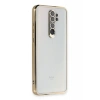 Xiaomi Redmi Note 8 Pro Uyumlu Kılıf Lensli Silikon - Gold