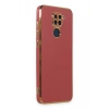 Xiaomi Redmi Note 9 Uyumlu Kılıf Volet Silikon - Kırmızı
