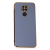 Xiaomi Redmi Note 9 Uyumlu Kılıf Volet Silikon - Mavi