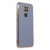 Xiaomi Redmi Note 9 Uyumlu Kılıf Volet Silikon - Mavi